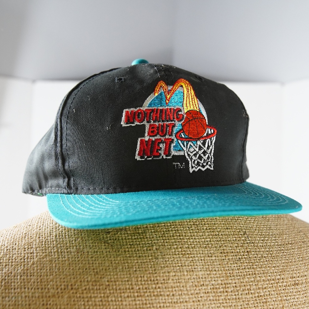 Vintage McDonalds Nothing But Net snapback hat